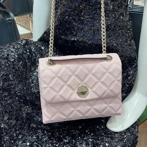 Kate Spade natalia small flap crossbody & SMALL ZIPAROUND WALLET - Picture 8 of 16